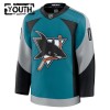 Lasten NHL San Jose Sharks Pelipaita Custom 2025-26 Fanatics Premium Alternate Teal